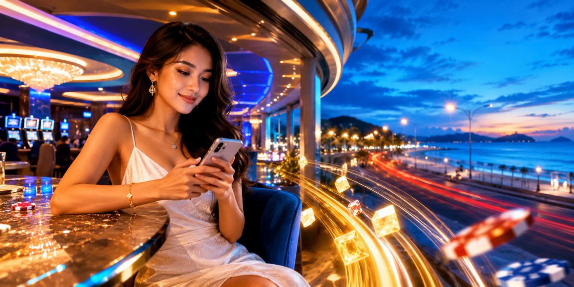 Pemain Kuantan membuat deposit untuk meja poker melalui telefon