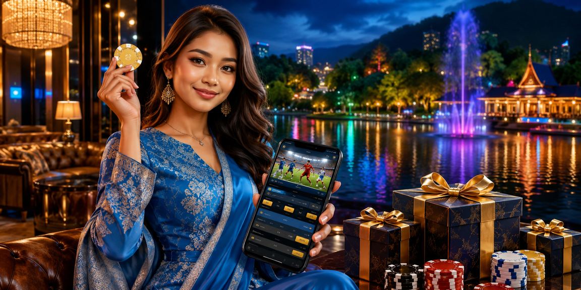 Pemain wanita Malaysia memakai baju kurung bertaruh sukan dari telefon mudah alih